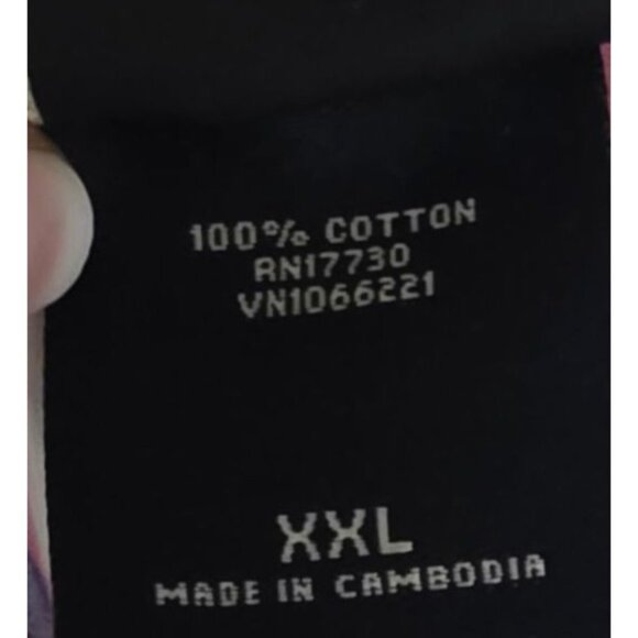 Vintage Nick & Nora Sleepwear Fruits 2 Piece Pajama Set Womens XXL Pink - Picture 10 of 11